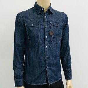 G-Star Slim Fit Denim Shirt, Small